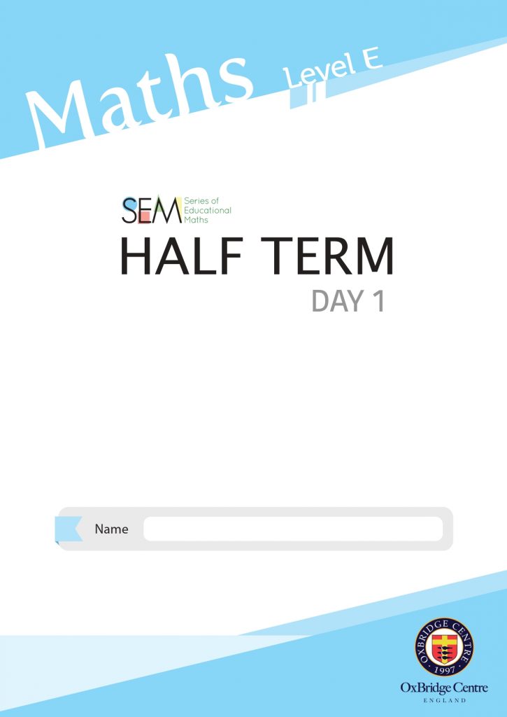 Maths booklet